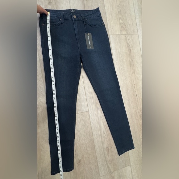 JUSTBLACK Dark Wash Skinny Jeans. STRETCH - Picture 3 of 11